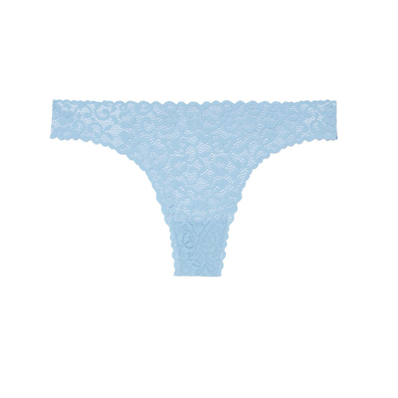 braguita brasileña de encaje fino - azul braguita brasileña de encaje fino - azul;