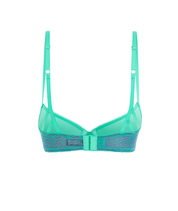 Sujetador push-up de tul ritualiz turquesa.