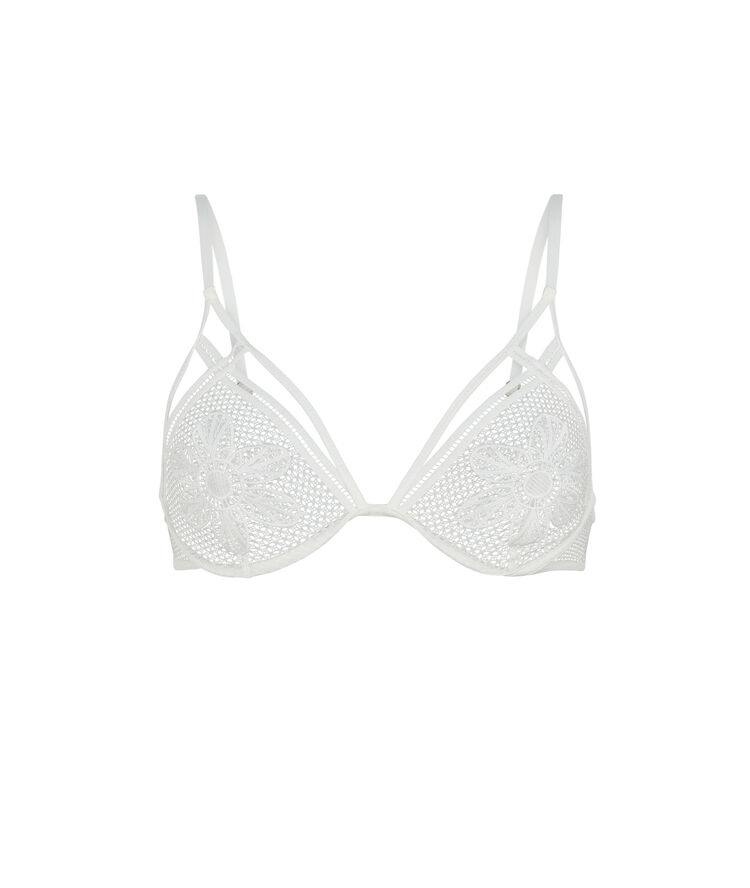Sujetador corbeille de tul - blanco blanco.