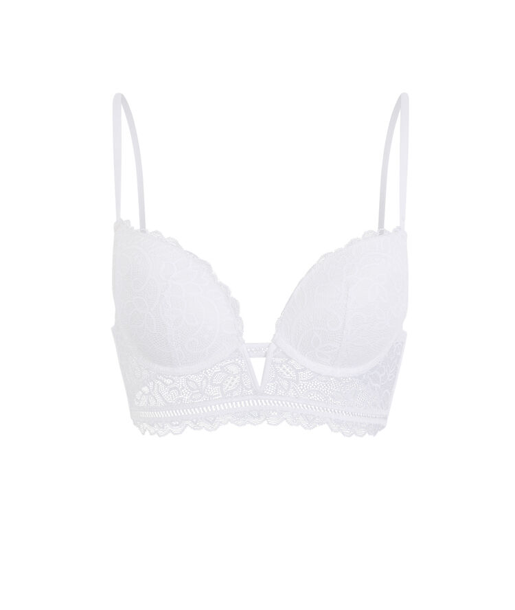 Sujetador push-up blanco sayiz blanco.