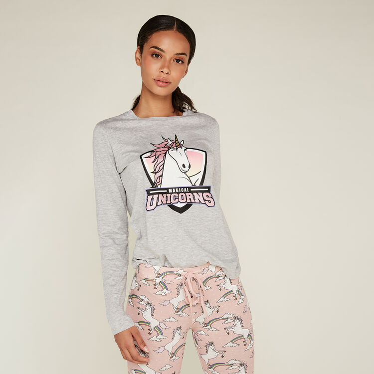 Top gris lonulicorniz grey.