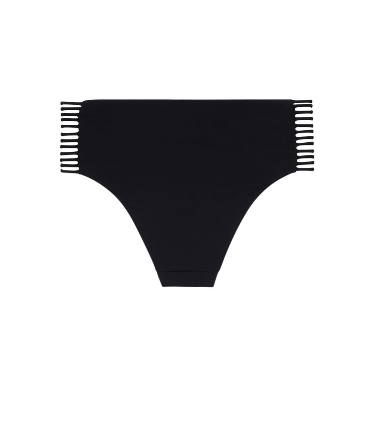 Parte de abajo de bikini braguita de talle alto - negro negro.