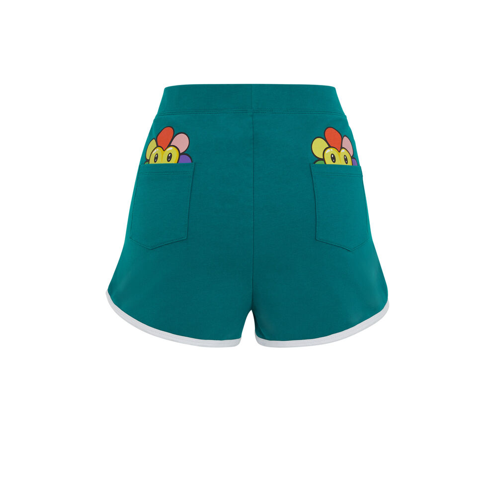 Short corto con bolsillos - verde verde.