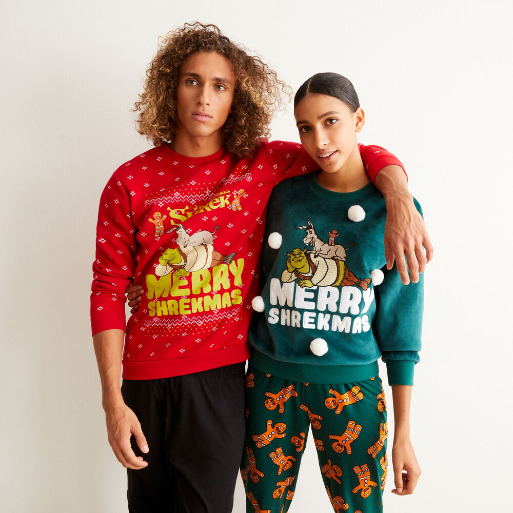 Jersey merry shrekmas - verde verde.