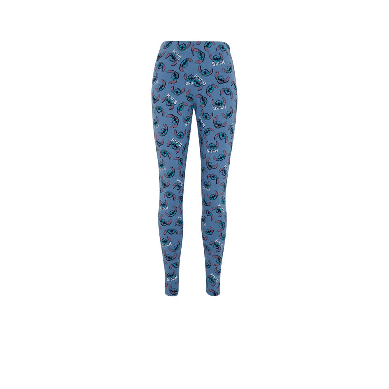 Leggings con estampado Stitch - azul Leggings con estampado Stitch - azul ;