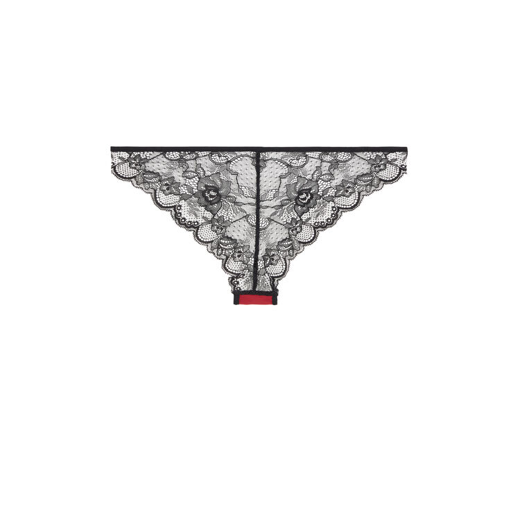 Tanga de encaje new princiz coral.