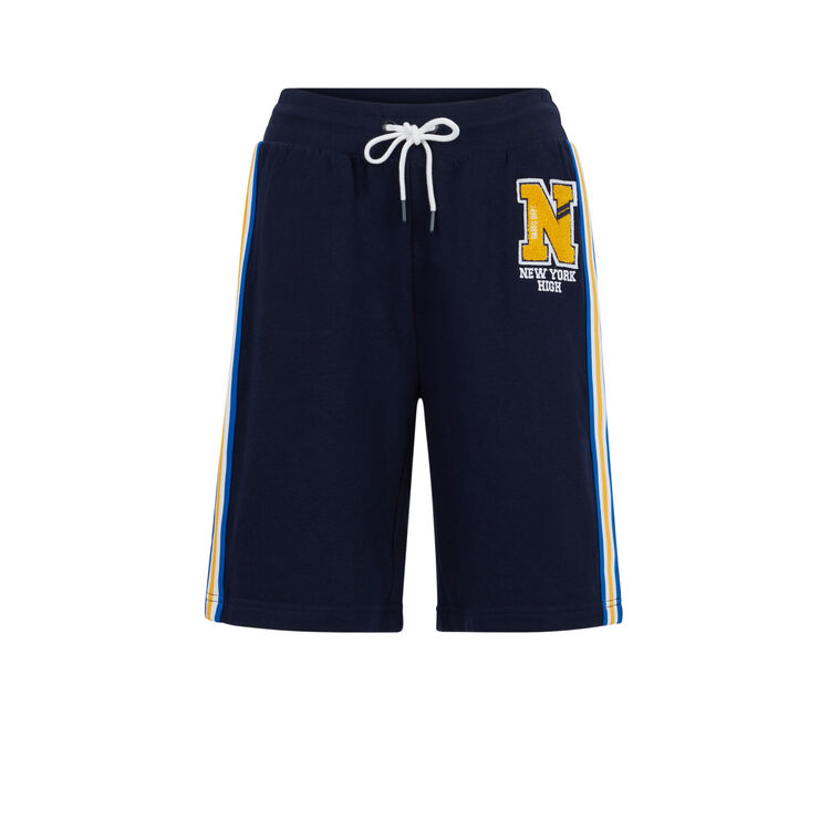 Shorts largos de felpa rivervixiz azul marino.
