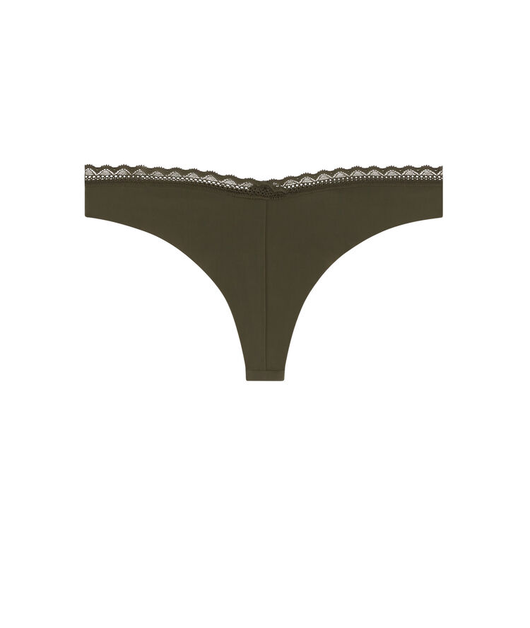 Braguita brasile&ntilde;a de microfibra shomiz verde.