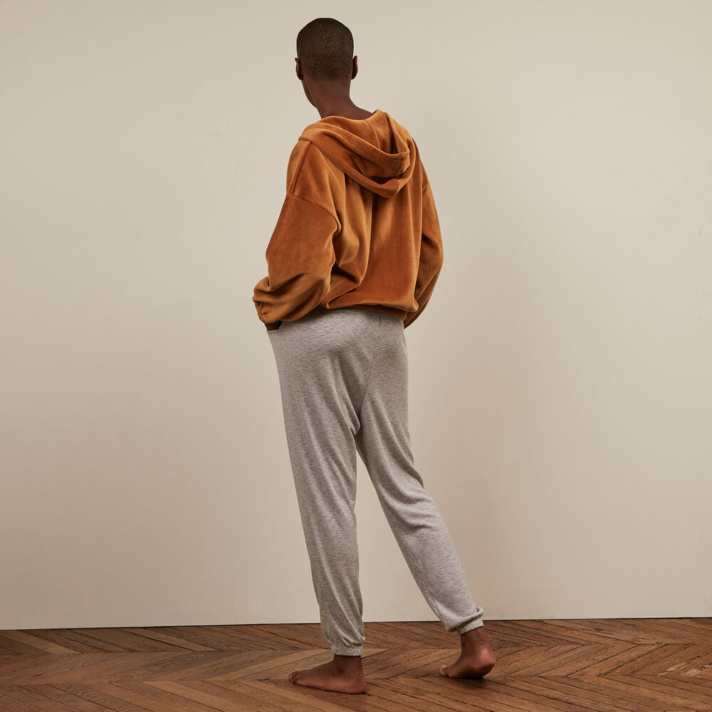 Sudadera con capucha - marrón marrón.