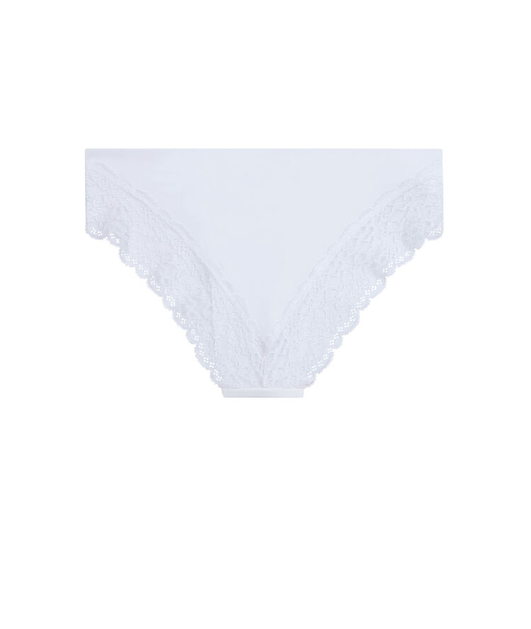 Braguita de microfibra shomiz blanco.