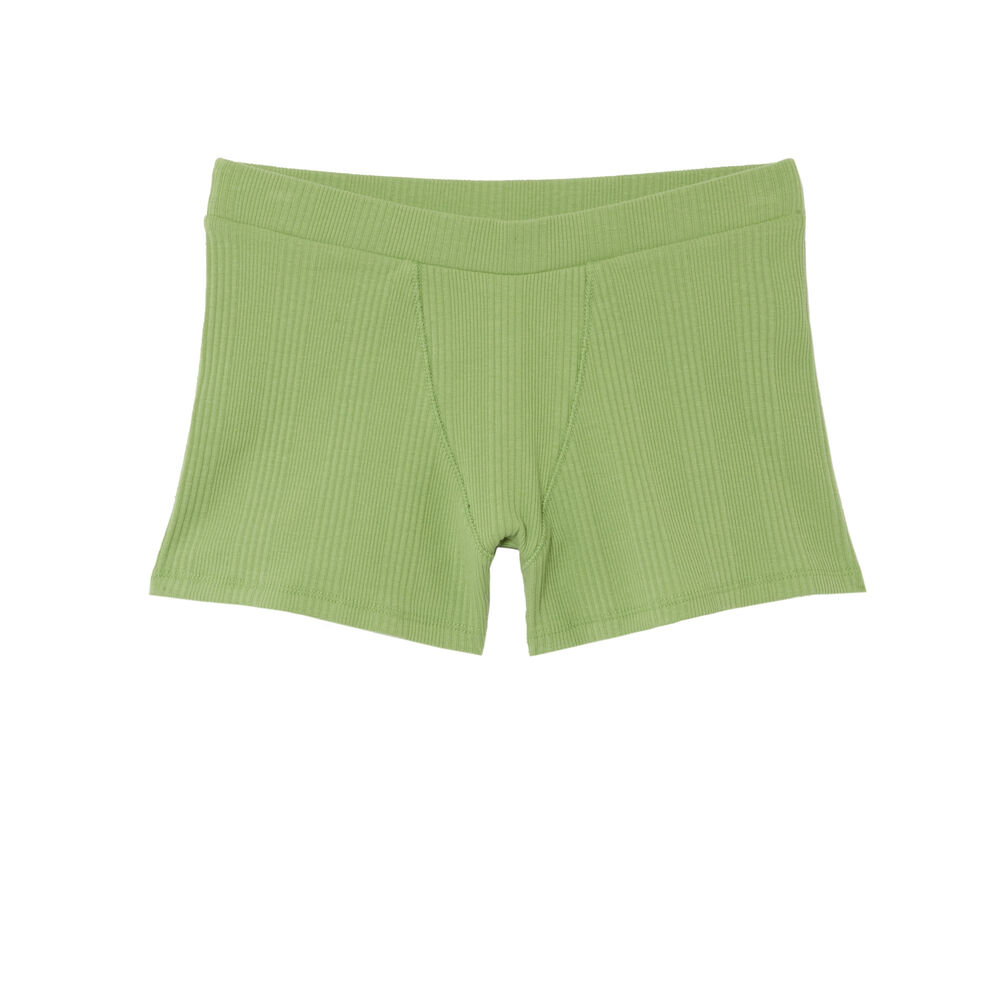 Short unisex de punto liso - verde verde.