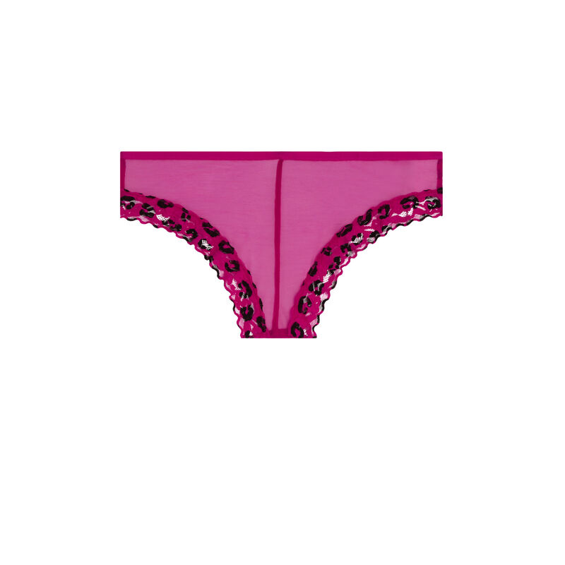 Culotte de encaje con estampado wilderiz Culotte de encaje con estampado wilderiz;
