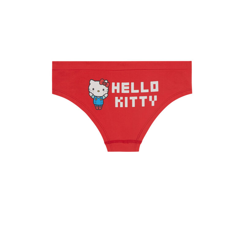 Braguita culotte con estampado de hello kitty kittywiz rouge.