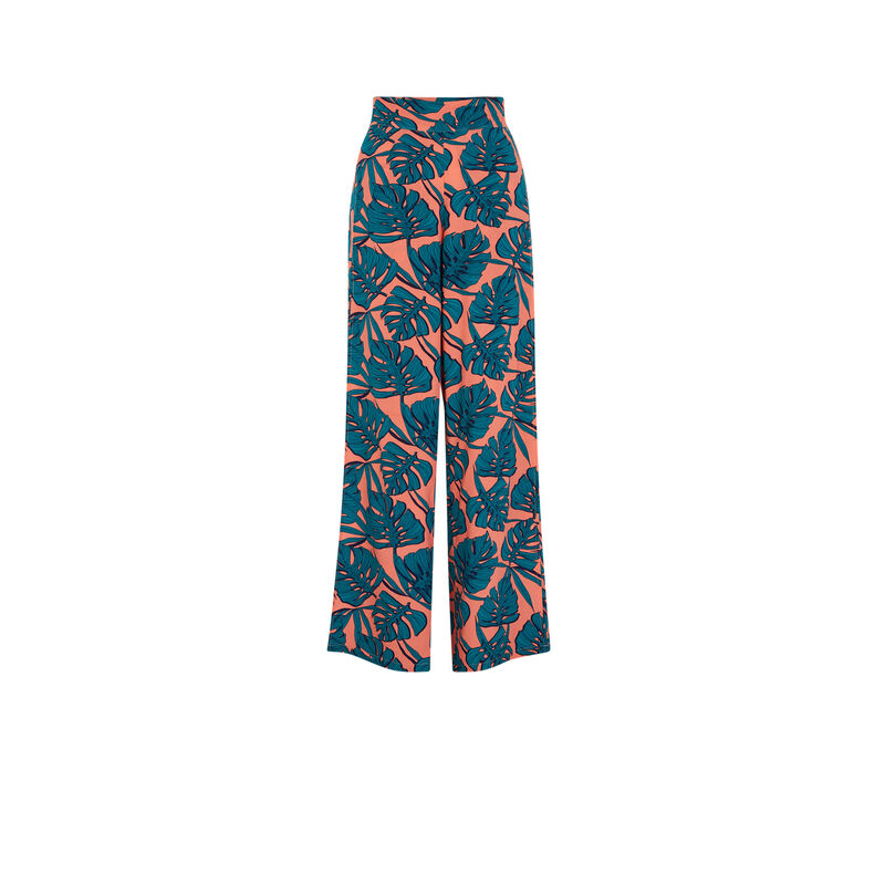 Pantalón con estampado - salmón Pantalón con estampado - salmón;