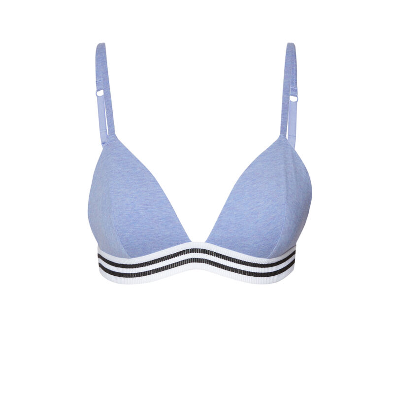 Sujetador sin aros con cinta elástica - azul cielo Sujetador sin aros con cinta elástica - azul cielo;