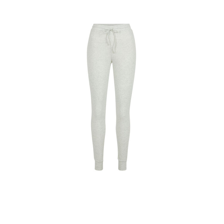 Pantalón de punto azkiz gris claro.
