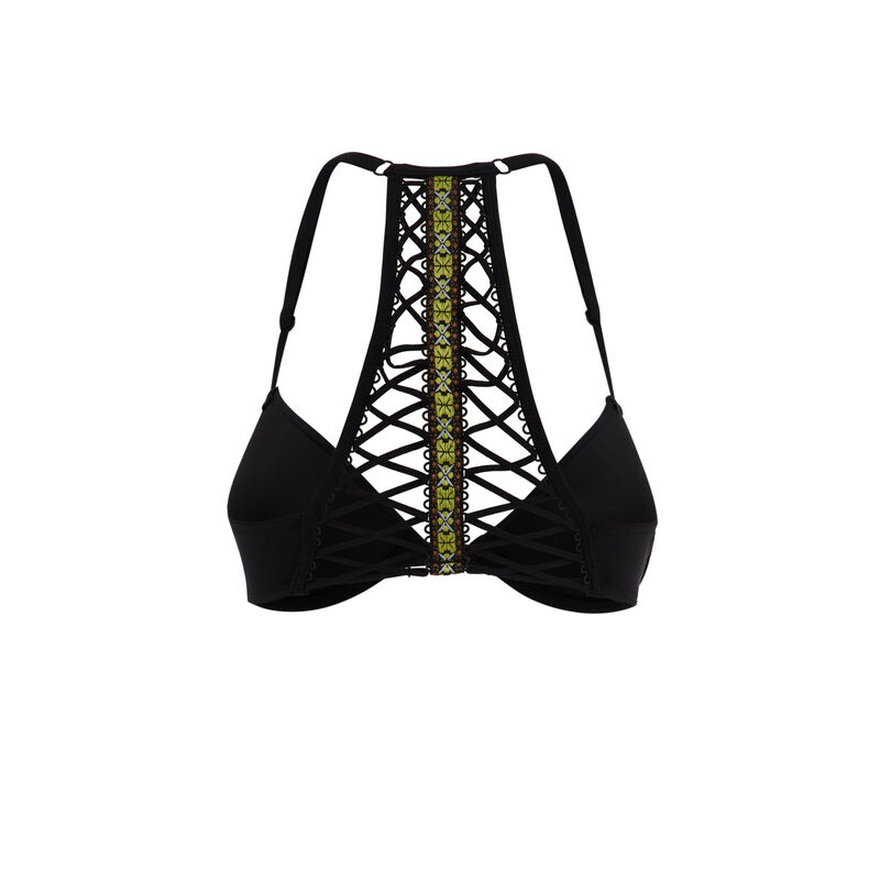 Sujetador push-up negro punklaciz Sujetador push-up negro punklaciz;