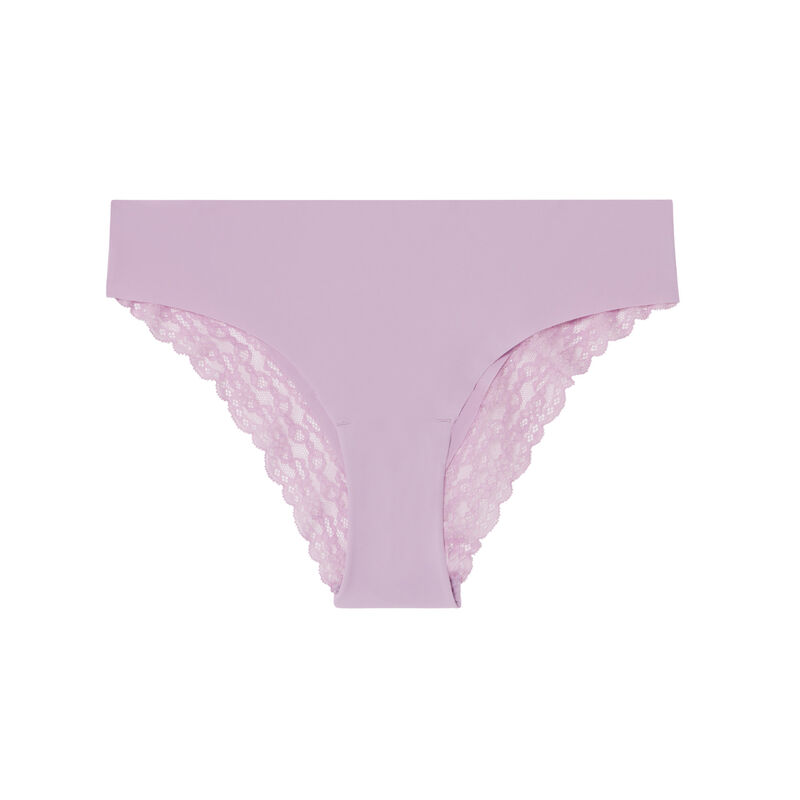 Braguita de microfibra y encaje - morado Braguita de microfibra y encaje - morado;