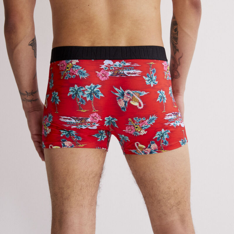 boxer en coton - rouge boxer en coton - rouge;