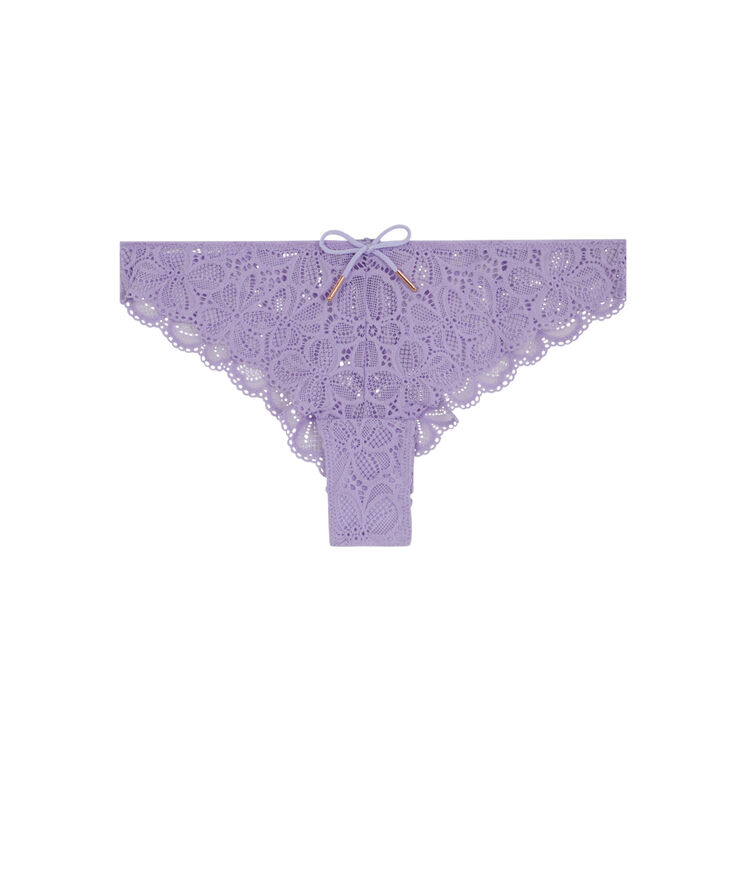 Braguita brasileña de encaje - morado morado.