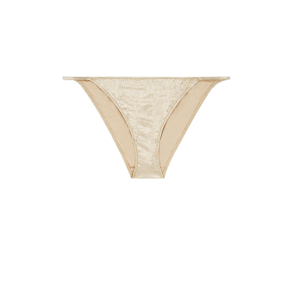 Parte de abajo de bikini - oro oro.