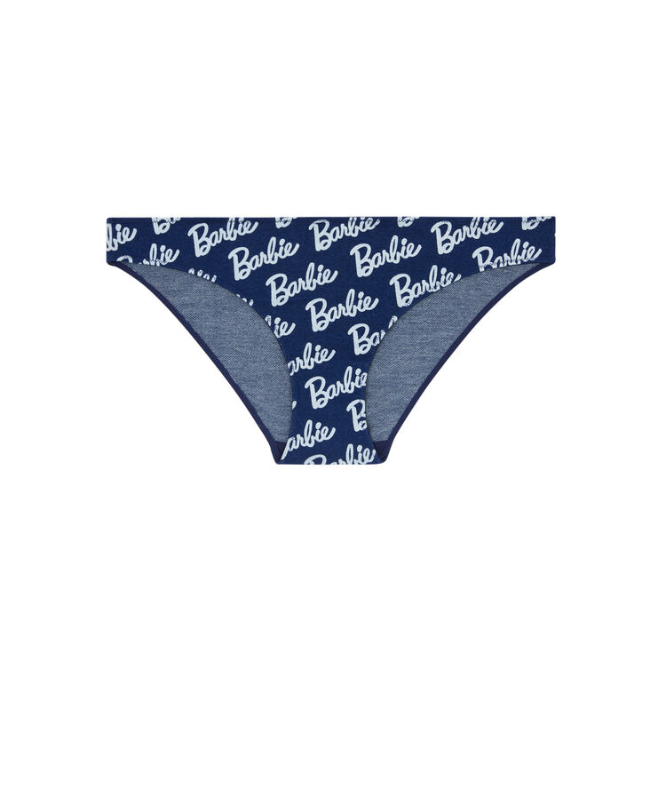 Braguita vaquera con estampado logo barbie utiz denim.