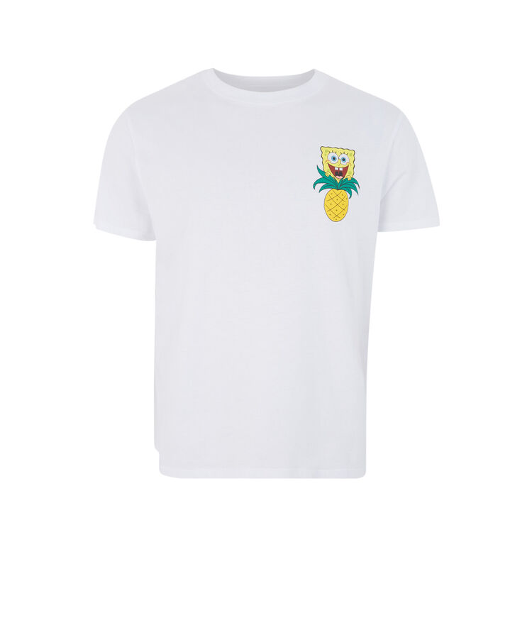 Camiseta de manga corta bob esponja - blanco blanco.