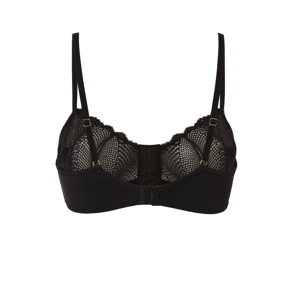 Sujetador con efecto corset - negro negro.
