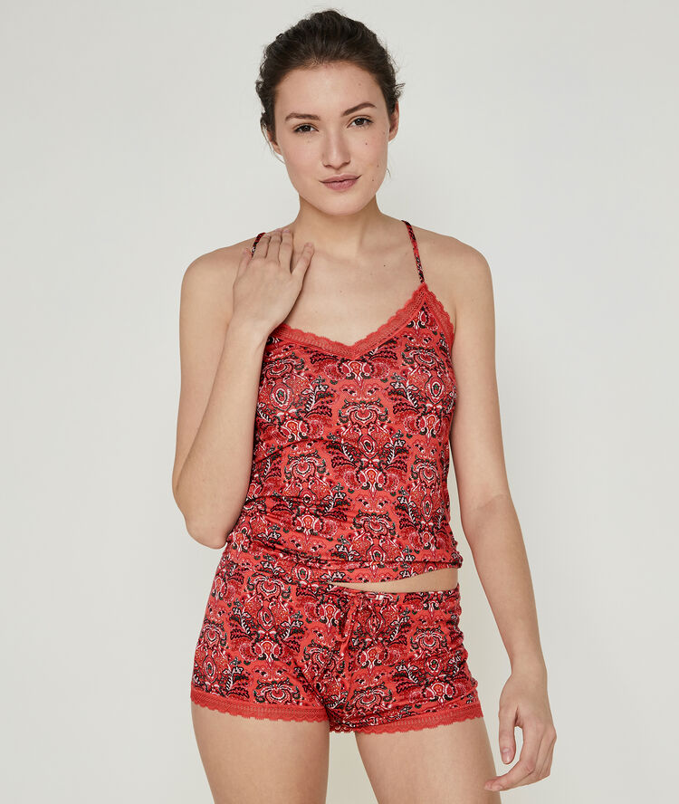 Top coral vifleuriz corail.