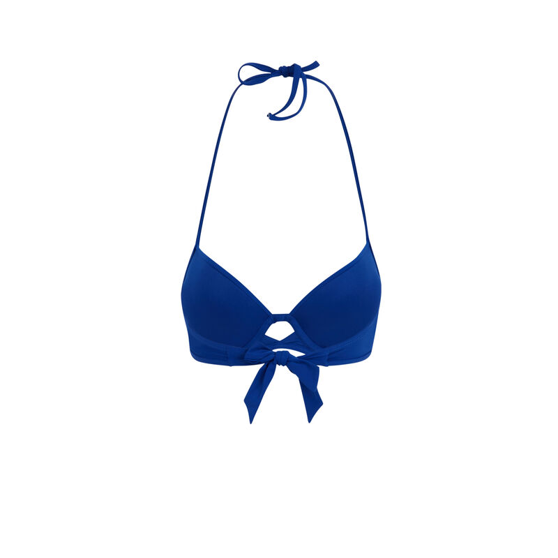 Parte de arriba de bikini push-up azul gabiz Parte de arriba de bikini push-up azul gabiz;