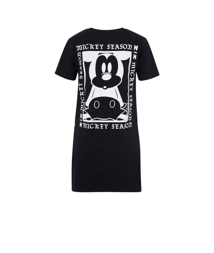 Top de manga corta con estampado mickey blackmickiz negro.