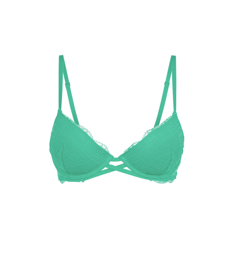 Sujetador push-up verde esmeralda everydayiz verde.