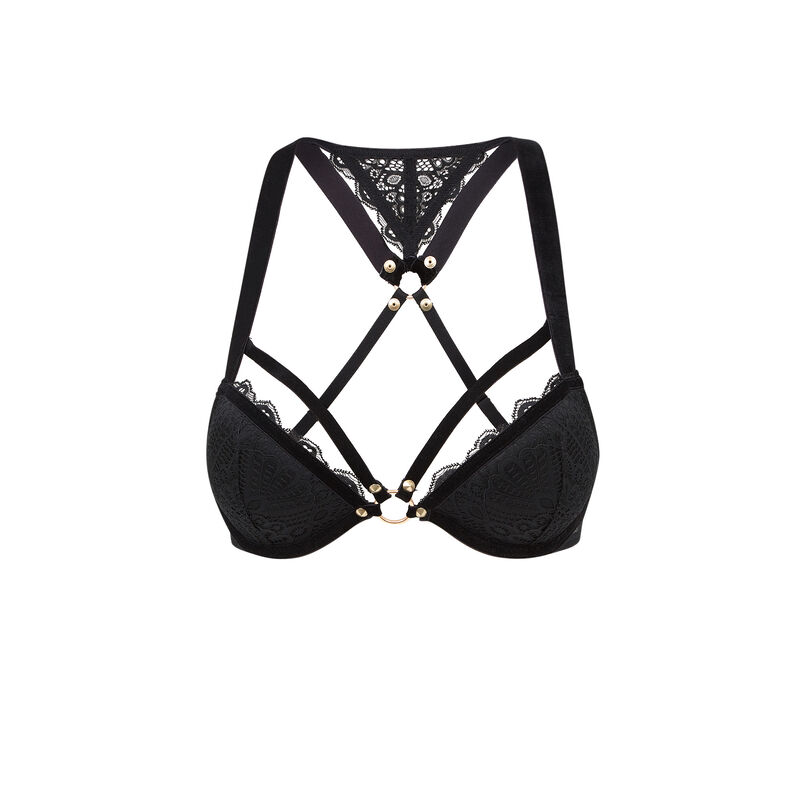 Sujetador push-up negro luliz Sujetador push-up negro luliz;