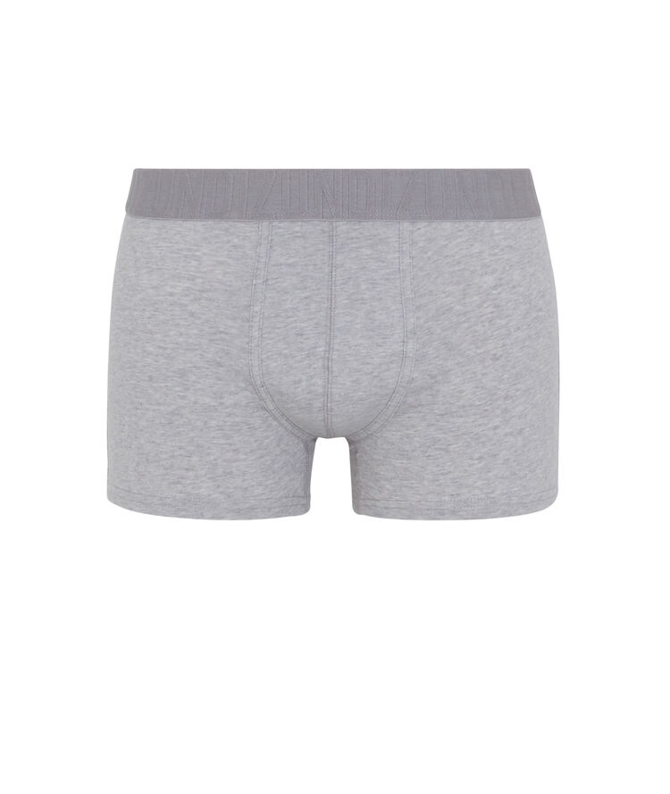 B&oacute;xer de algod&oacute;n ecol&oacute;gico oreliz gris.