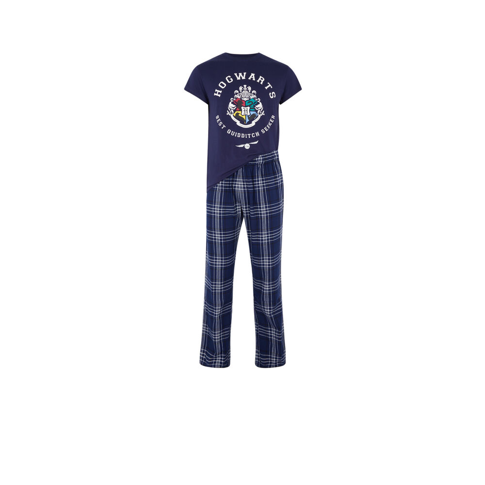 Juego de pijama harry potter a rayas - azul azul.