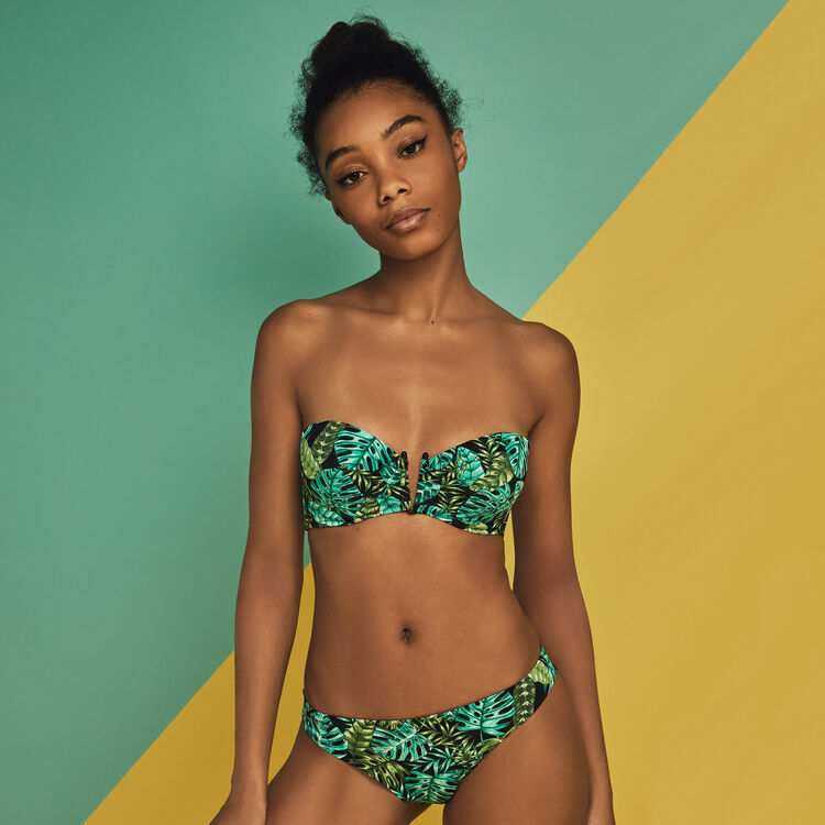 Top de bikini verde arubaiz green.