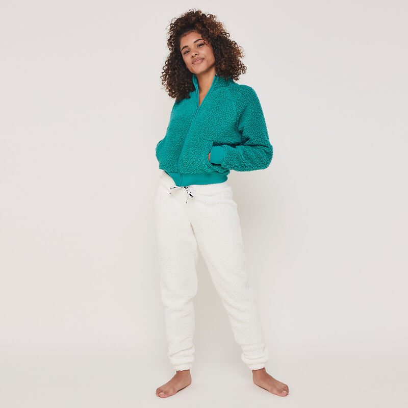 Pantalón polar con detalle de cordón polipantiz Pantalón polar con detalle de cordón polipantiz;