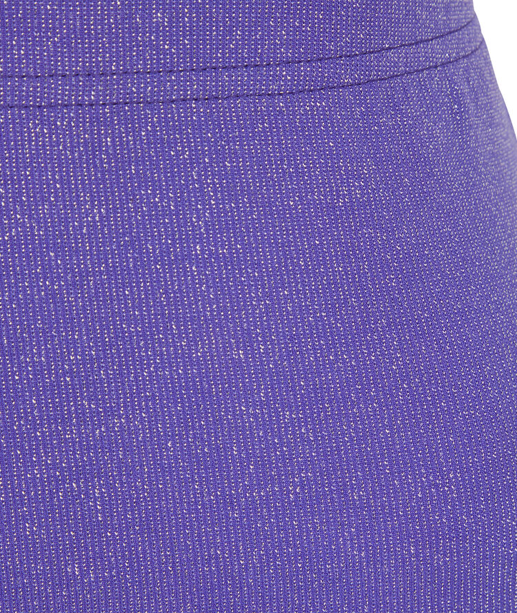 Pantalón de ciclista con hilos metalizados - violeta morado.