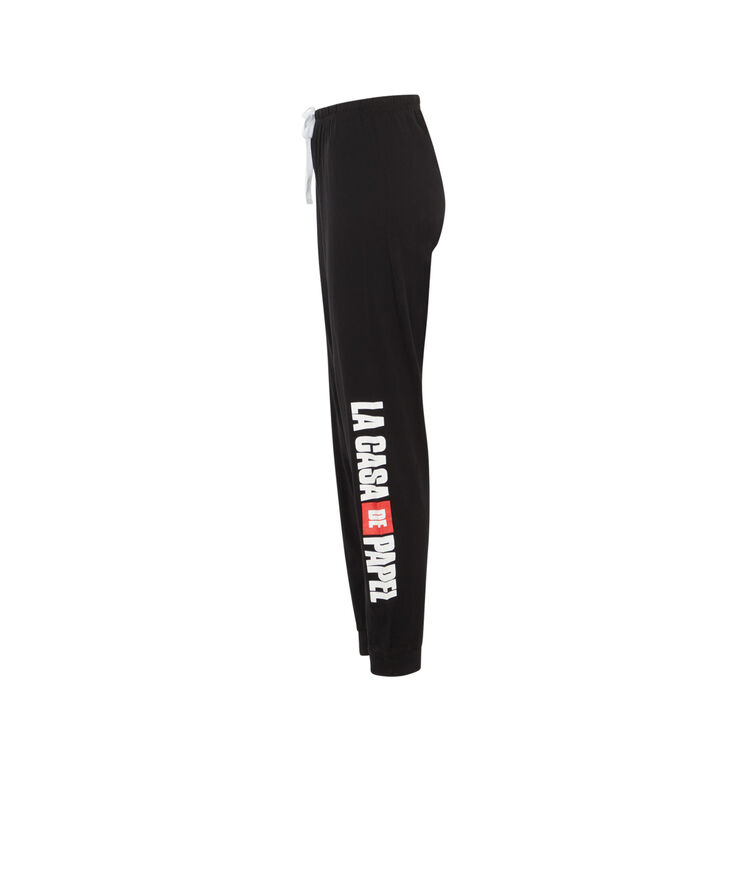 Pantalón de la casa de papel - negro negro.