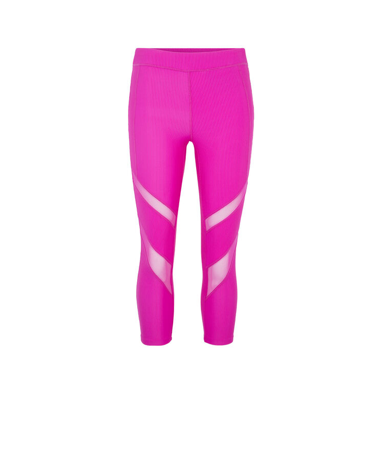 Leggings cortos deportivos de micro sportgirliz fucsia.