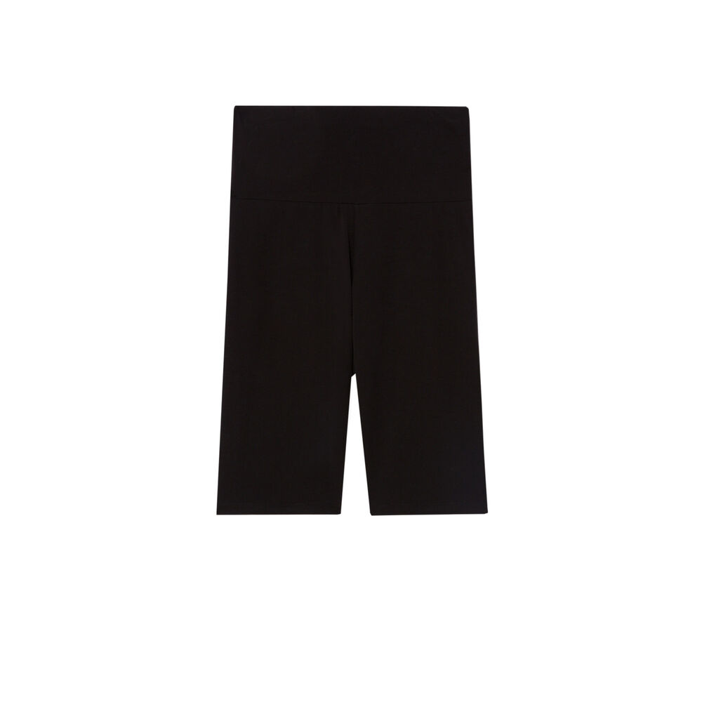 Malla ciclista larga - negra negro.