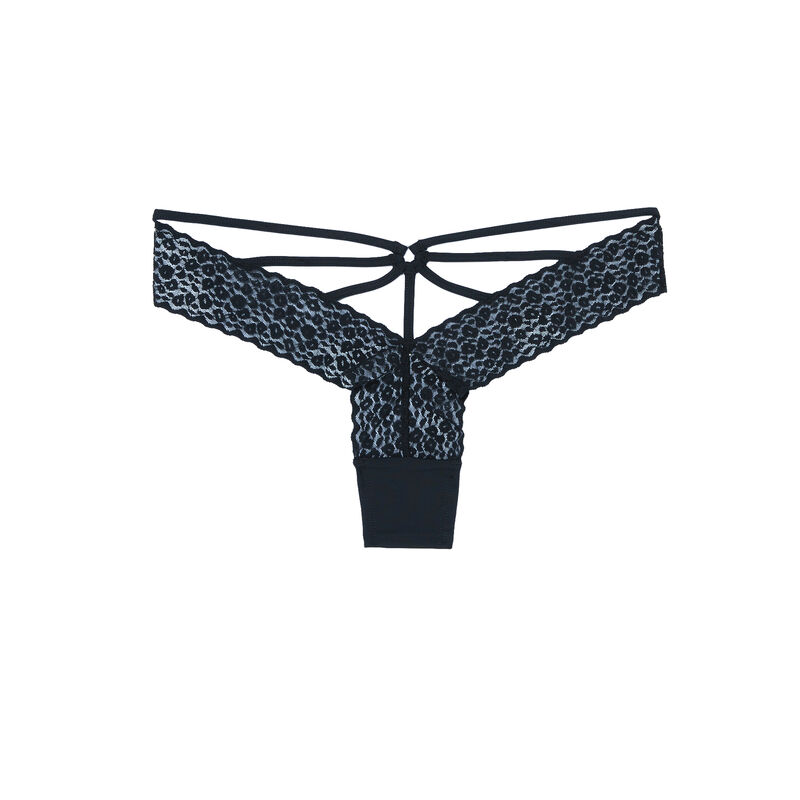 Braguita culotte de microfibra con estampado divin popotin - negra Braguita culotte de microfibra con estampado divin popotin - negra;