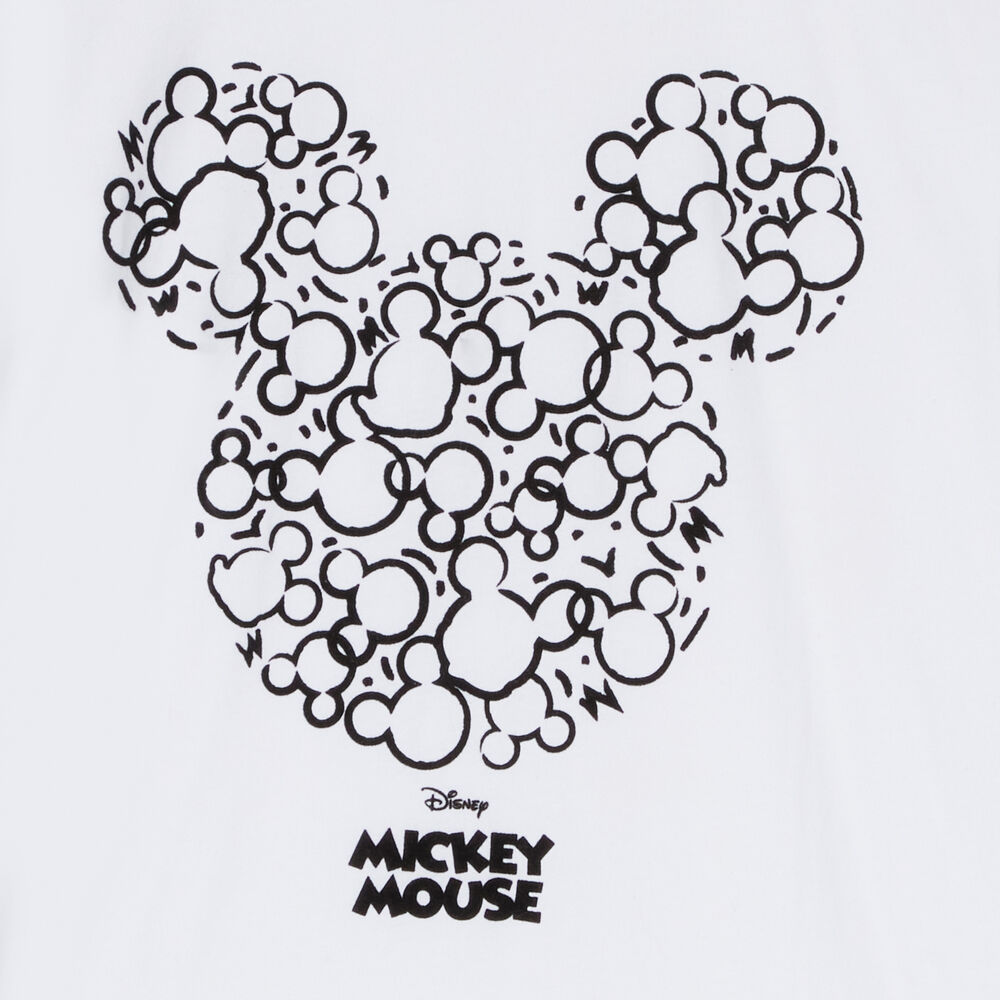 Top con estampado de mickey - blanco blanco.