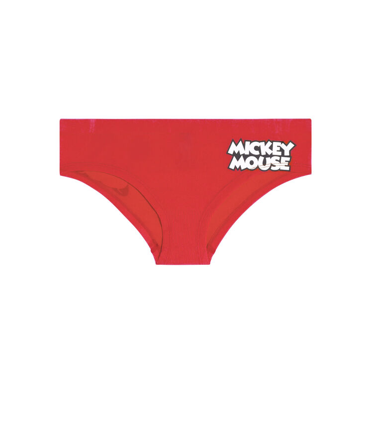 Culotte con estampado mickey doublemickiz rojo.