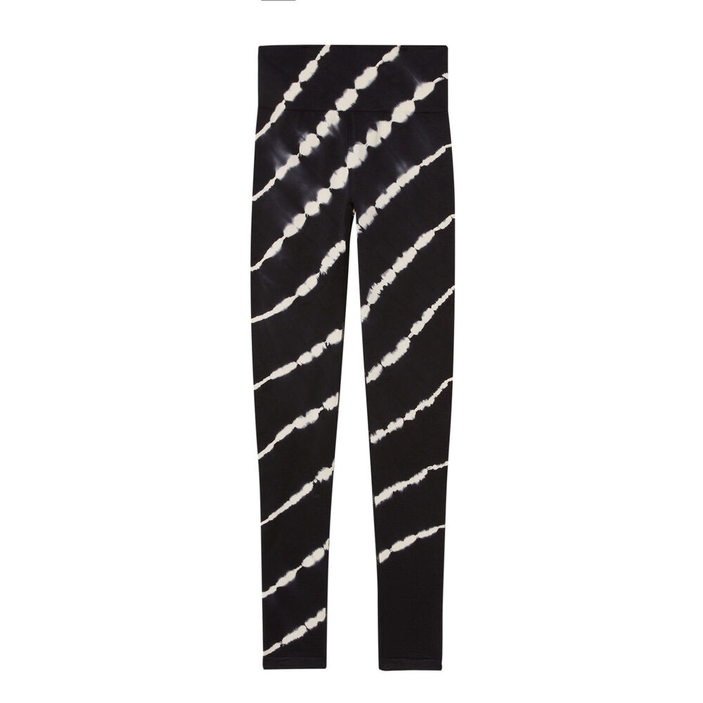 Leggings deportivos con efecto tie and dye - negro negro.