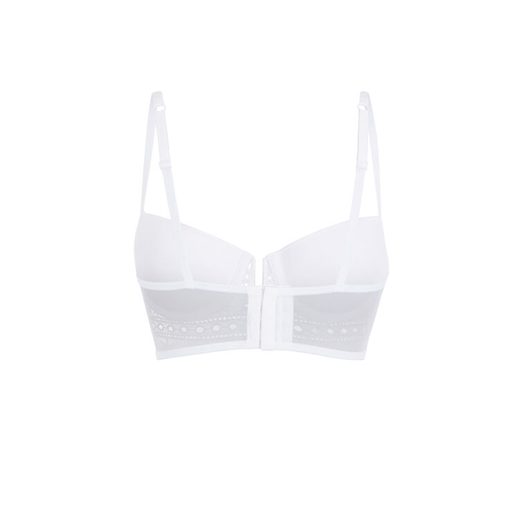 Sujetador corpiño push-up blanco tocrobrodiz blanco.