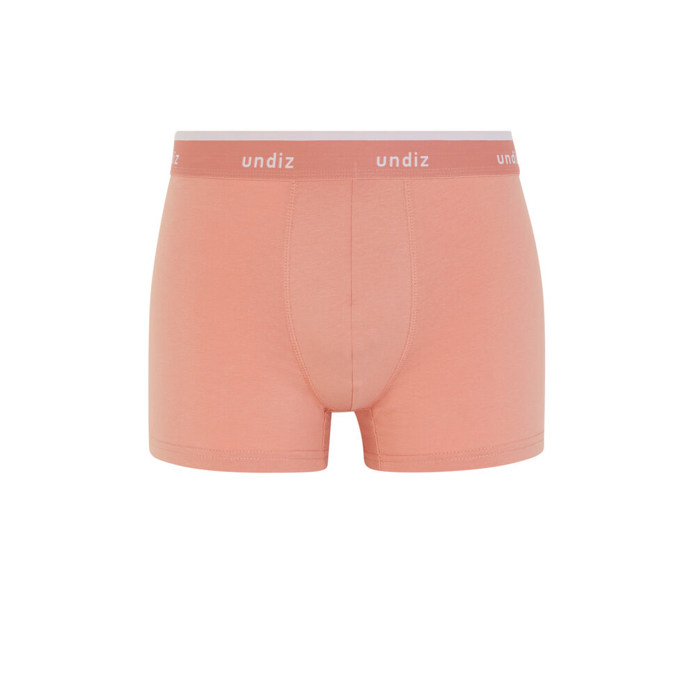Bóxer de algodón con mensaje engcelicoupiz rosa.