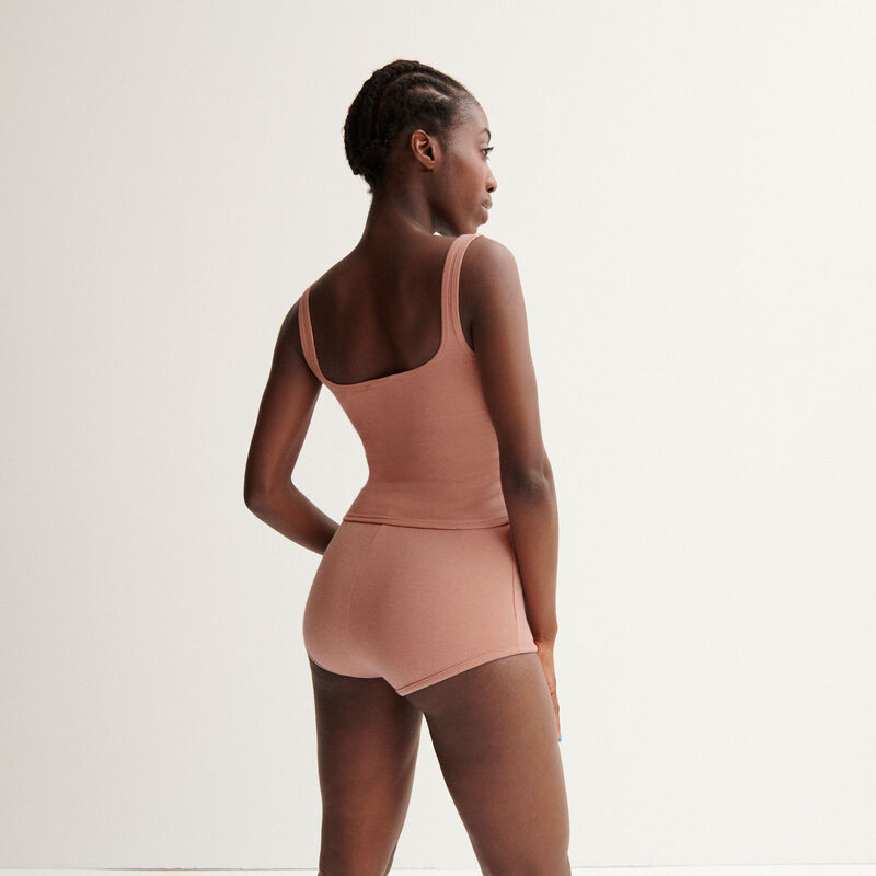 Shorts de talle alto Aya x undiz "jolie nana" de encaje - rosa nude Shorts de talle alto Aya x undiz "jolie nana" de encaje - rosa nude;