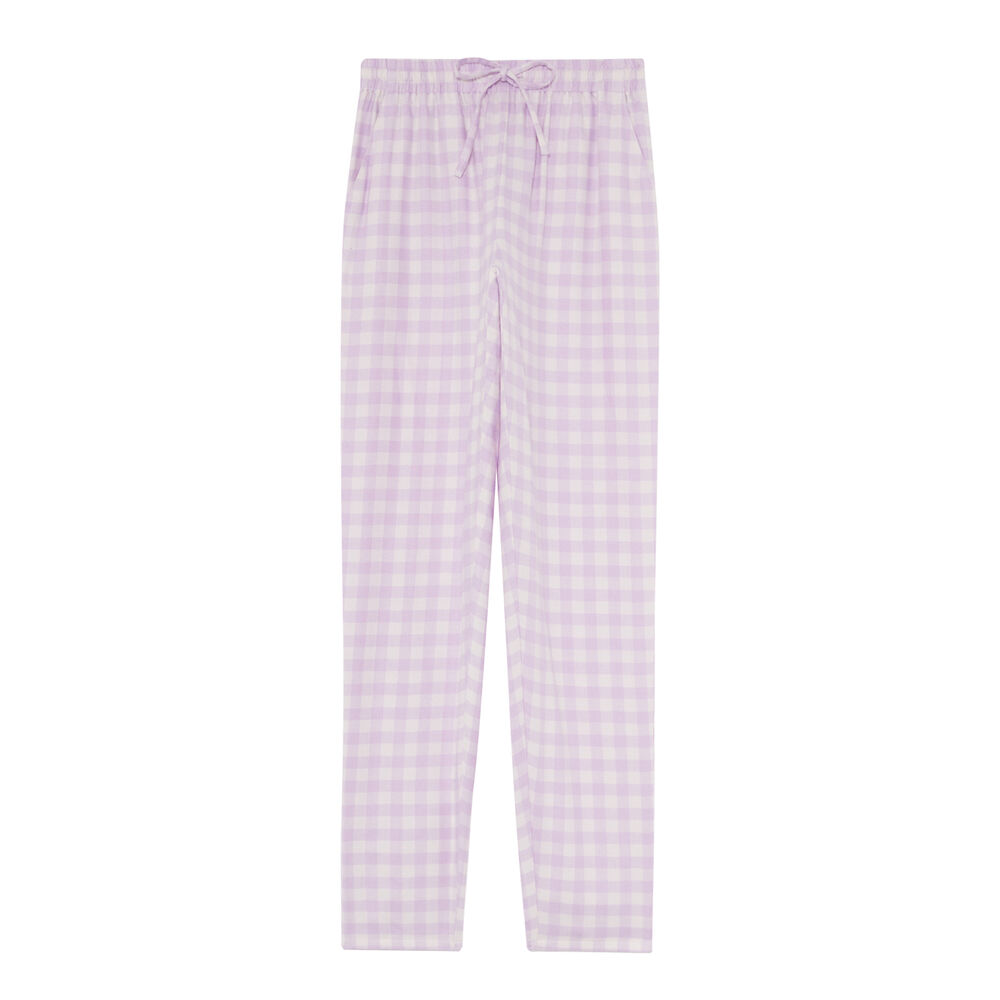 Pantalón a cuadros - rosa rosa.