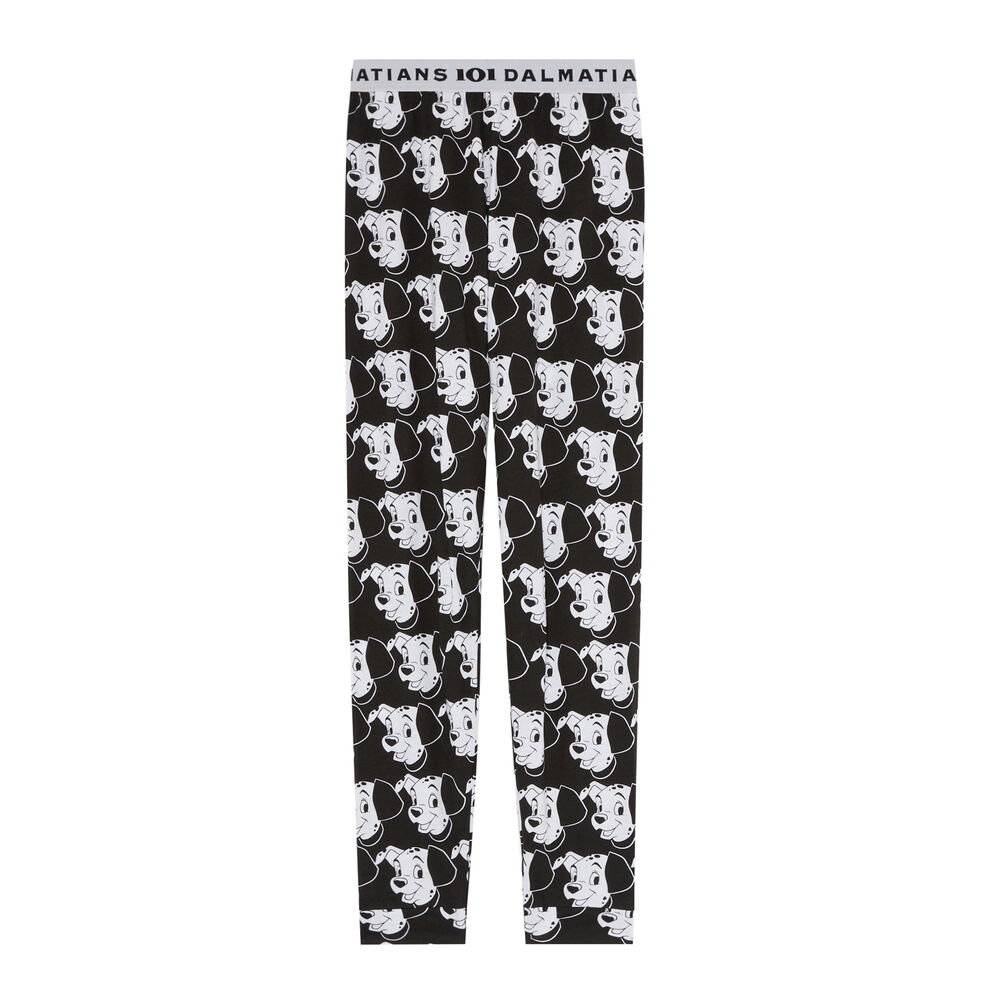 Pantalón con motivos de 101 dálmatas - negro negro.